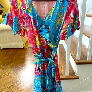 Tanya Taylor wrap mini dress